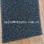 Air filter sponge sheet black polyurethane 20ppi foam sheet reticulated