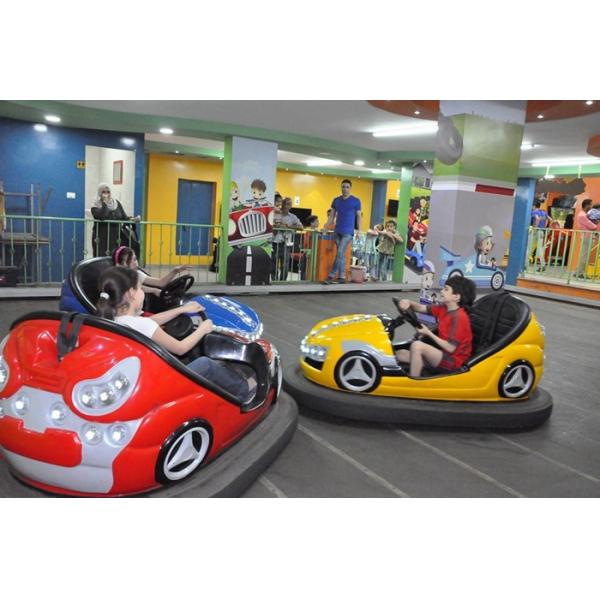 Double Seats Indoor Kids Dodgem Cars Built In MP3 Music Box Control