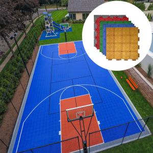 China PP 3x3 Indoor Court Tiles Outdoor Backyard Basketball Court Flooring wholesale
