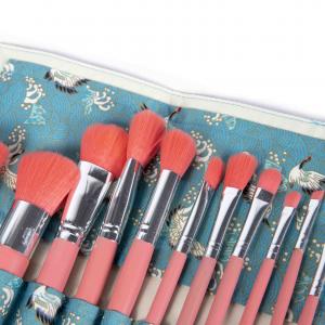 China 13piece Pink Super Soft Hair Face Makeup Brush Set Eye Lash Brushes wholesale