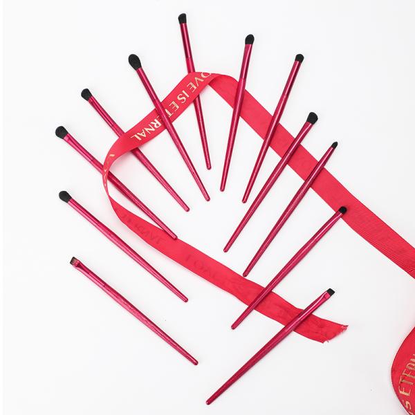 12pcs Professional Eyeshadow Brushes Eyeshadow Smudge Brush 19.5cm