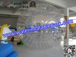China Adults Grass Inflatable Zorb Ball , Inflatable Grass Zorb Ball  2.8m x 1.8m on sale