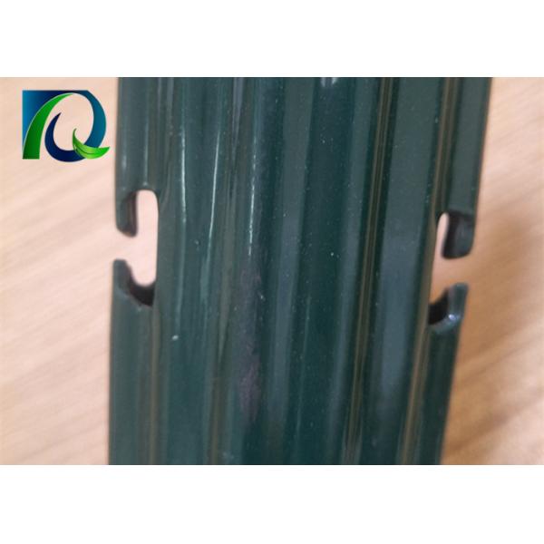 Green Powder Coated Agriculture Fence Posts , Vineyard Line Posts 1.8-3.5M
