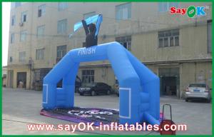 China Inflatable Arches PVC Event Waterproof Inflatable Finish Line Arch Inflatable Entrance Arch Logo Printed on sale