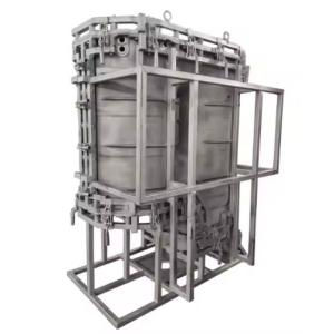 OEM Rotation Moulding Silver Aluminum Rotary Molding Mold Customized