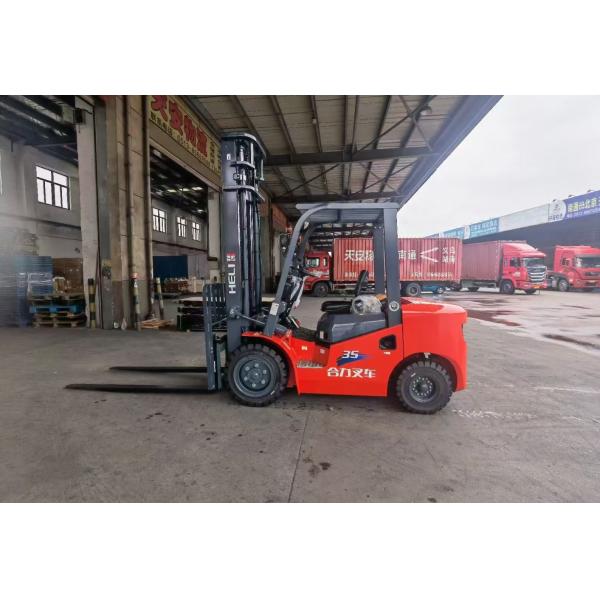 Heavy Duty 3.5 Ton Diesel New Forklift 3m Lifting Height Original Paint Non Renovated