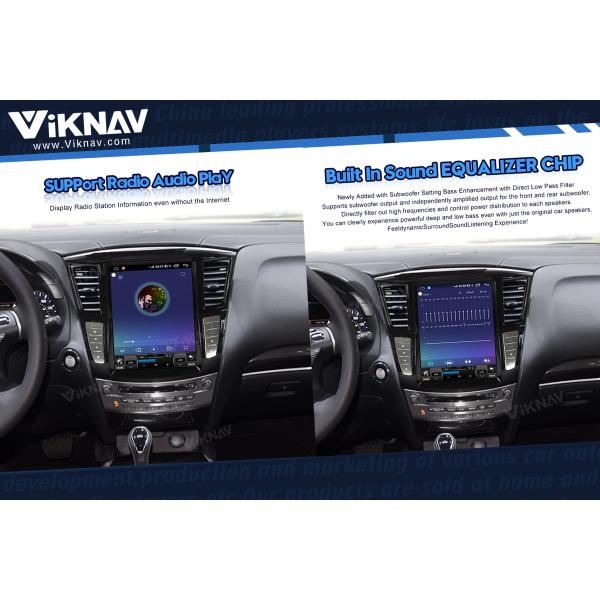 Viknav 12.1 Inch Car Multimedia Stereo Radio For Infiniti QX60 JX35 2012-19 Android DVD Player GPS Navigation Head Unit