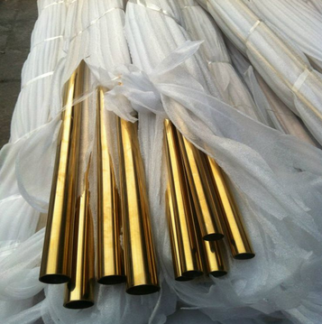 Golden Colour SS Welded Pipe Stainless Steel 304 4 Od Stainless Steel Tubing