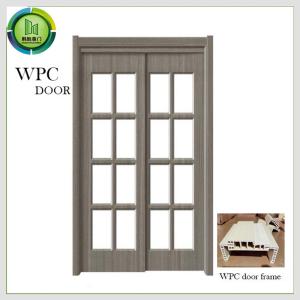 China Interior WPC Sliding Door Doors Fire Resistant Outward open Direction Kitchen Use on sale