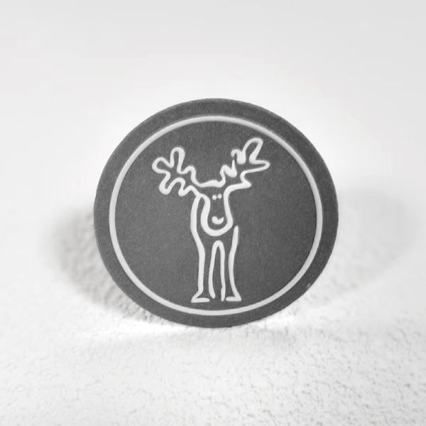 Silicone Screen-Printed Patches - Animal Logo Badges for Apparel Bags | Wholesale & Custom