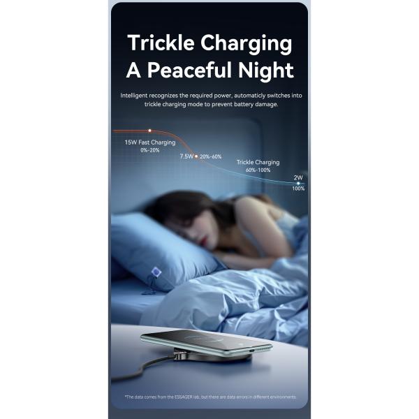 ESSAGER ES-WC15 Series 15W Charger for Android Magnetic Wireless Charger