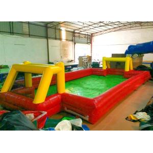 Customized Inflatable Football Field Interactive Sport Games Inflatable Water