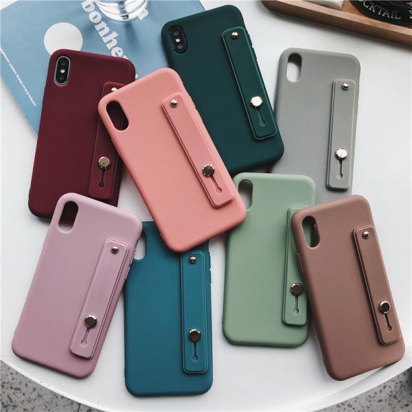 Slidable Matte Finish Mobile Cover , Kickstand Non Slip Phone Case For Iphone XR