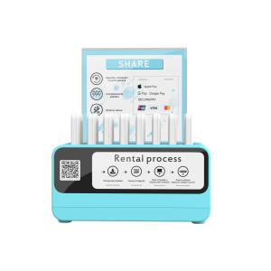 5000mah 8pcs Shared Power Banks E1008 Scan QR To Rent