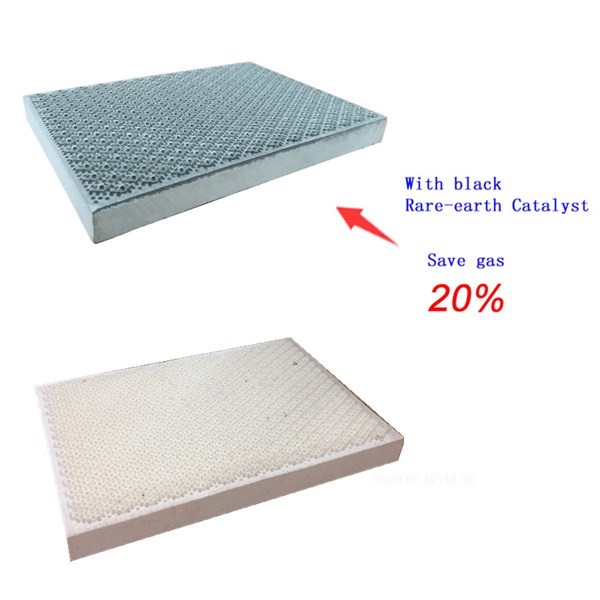 Quality Cordierite Alumina Ceramic Heater Plates Infrared Honeycomb Plate Save Gas 20% for sale