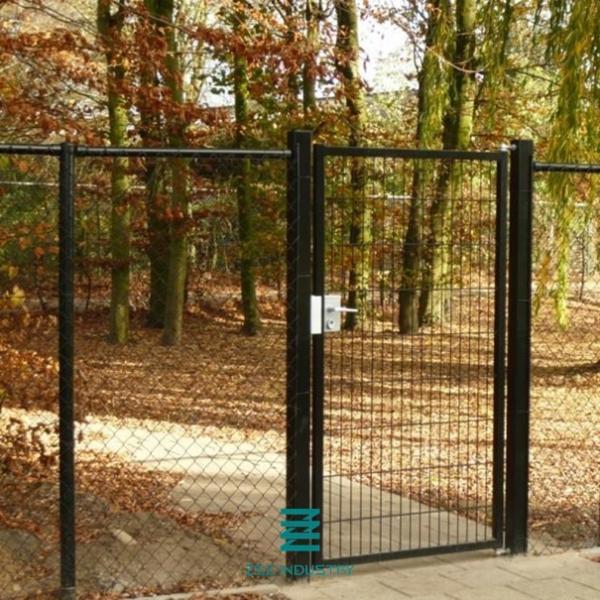 High Security Single Garden Fence Gate Long Using Life 3D Fence Panels