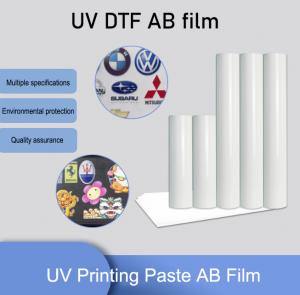 China Better Printer UV DTF AB Film Crystal Label Flatbed Printer White Ink Heat Transfer Film on sale