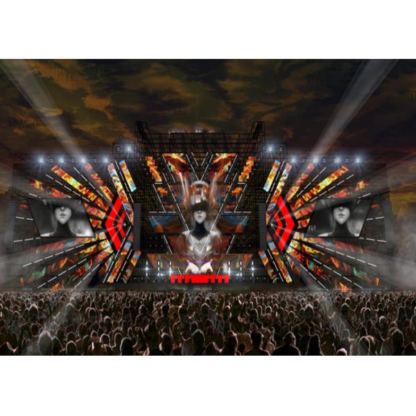 500x500mm P3 Outdoor Stage Led Screen Rental Full Color Ultra thin