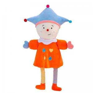 China 35cm Clown Plush Doll Plush Toys Pacify Circus Clown Doll 100% PP Cotton on sale