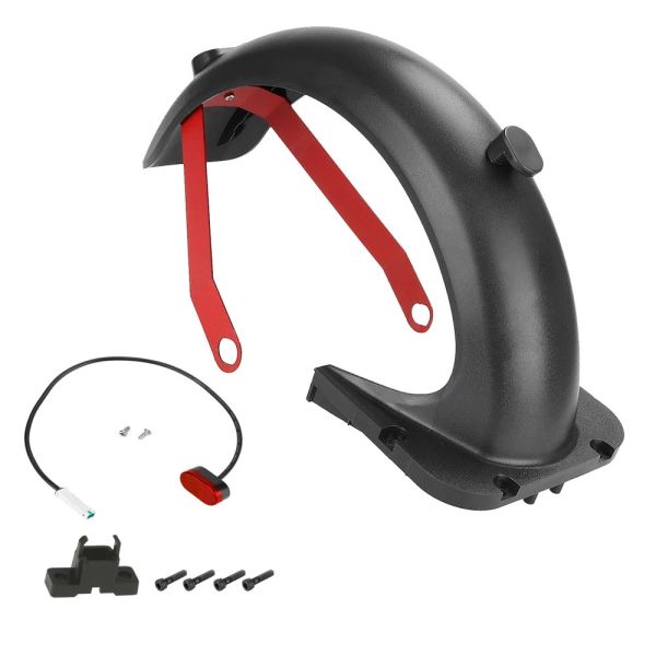 No. 9 Electric Scooter MaxG30 Rear Fender with Metal Bracket Pressing Line Max Special Original Shade