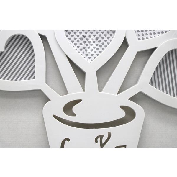 Creative Multi Photo Picture Frames 43.5 X 41 X 1.8 Cm , Love Picture Frames