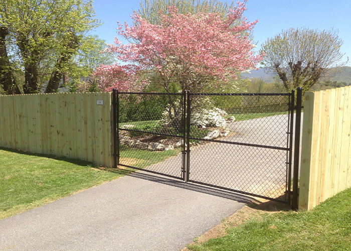 China Galvanized Chain Link Fence Gate 5 Types Custom Sizes wholesale