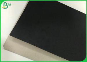 China 1.5mm 2mm Thick Black Colored Clay Grey Backing Paper Board Sheet For Packing wholesale