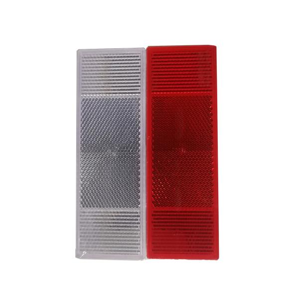 Quality 15cm×5cm Car Reflective Stickers Red And White For Trailer Trucks for sale