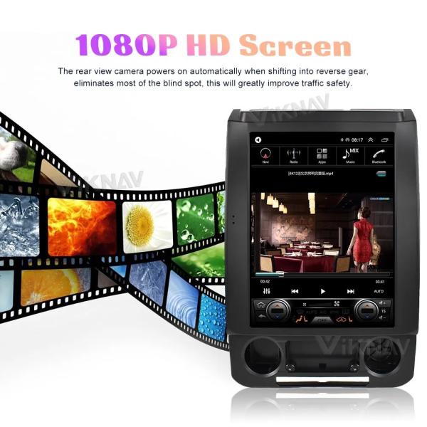 12.1 Inch Android Auto Screen Stereo For 2016-2020 Ford F150 Navigation GPS Multimedia DVD Player Wireless Carplay 4G