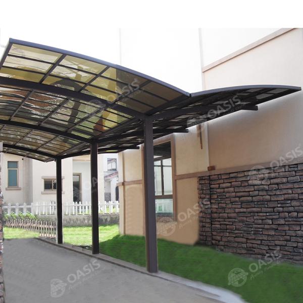 Custom Sizes 5.5x3x3m Waterproof Metal Frame Carports Fo Parks And Garages