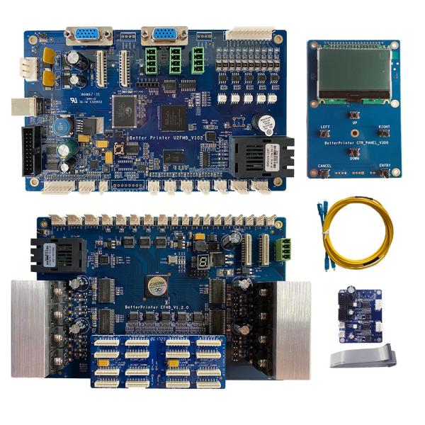 UV Flatbed Cylindrical I1600 Fiber Optic Board Glass Packaging Box DIY Customized Water Cup Label Printer Board