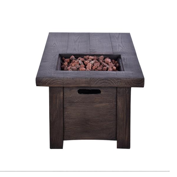 Outdoor Square 50,000 BTU Fire Pit Table Customed Size And Color