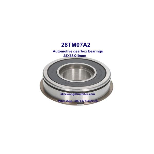 28TM07A2 28TM07 Nissan gearbox bearings 28x68x19mm deep groove ball bearings with snap ring