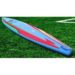 China Customized Funny Inflatable Standup Paddleboard , 3.8m Soft Top Surfboard wholesale