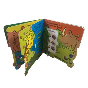 Professional Paper Printing Services Board Book With Puzzles Cardboard