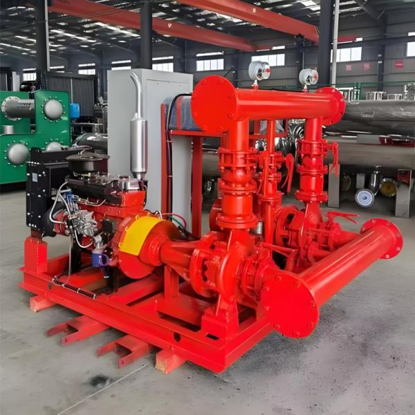 Automatic Fire Hydrant Diesel Pump Station Water Spray Fire Fighting Pump Set