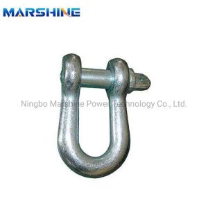 Aerial Cable Stainless Steel D Shackle Heavy Duty 5mm
