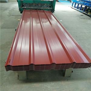 China SS255 Cold Rolled 28 Gauge Corrugated Steel Roofing Sheet Trapezoid CGCC wholesale