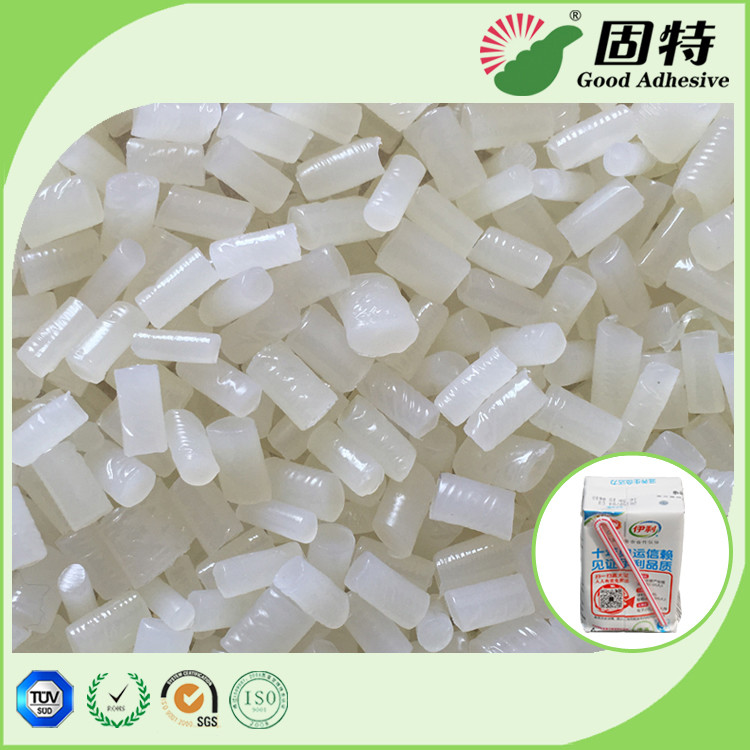 White and semi-transparent granule Hot Melt Glue Pellets For Straw Box Positioning Hot Melt Glue Adhesive