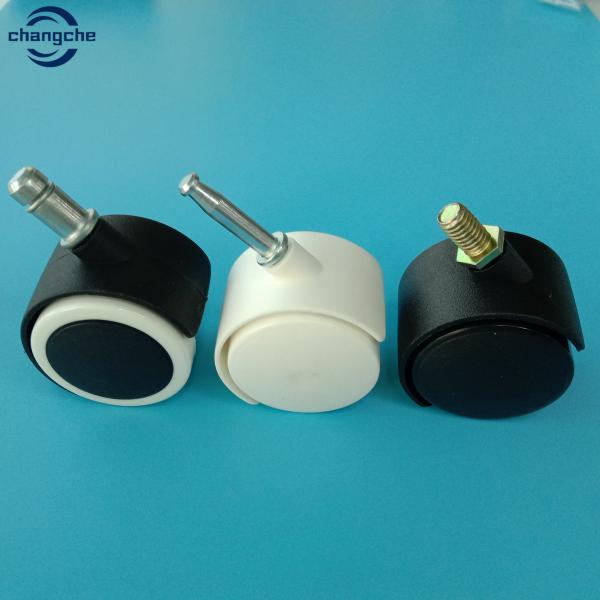 PVC Light Duty Swivel Casters Plate Casters For Furniture 40mm