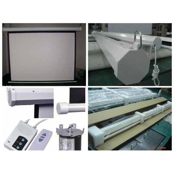 Motorized Projector Screen RF Remote 120 Inch For Cinema Meeting Room