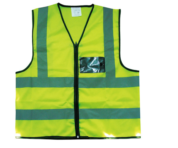 Pvc Pocket Polyester Safety Vest M-3XL Construction Vest With Pockets