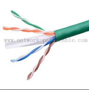 China Green Lan Cable Ethernet CAT6 UTP Cable Cat 6 Plenum Rated Cable on sale