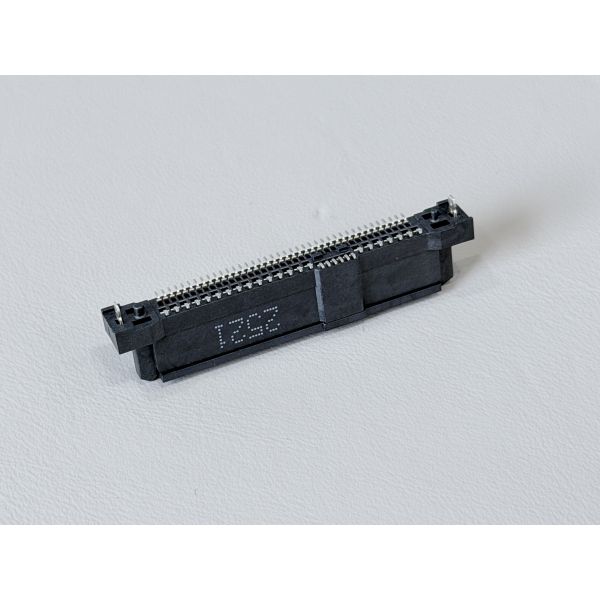 SAS 68-Pin SMT Female Electronic Signal Connector, 30U" Gold Terminal PCB Connector for Server Data Transmission