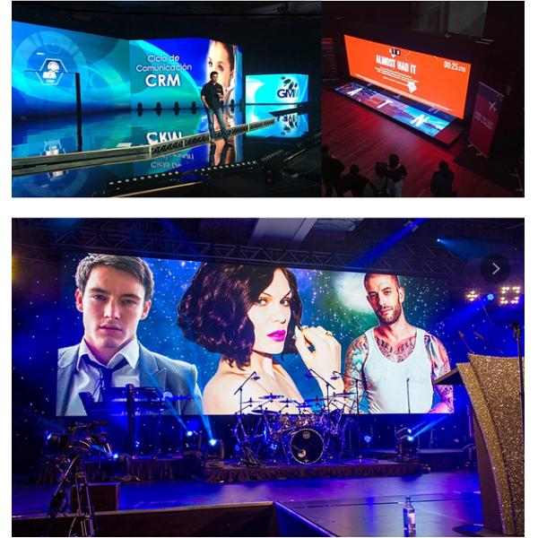 High Resolution Rental LED Display Screen P2.6 P4.81 With CB IECEE SASO Certification led display screen