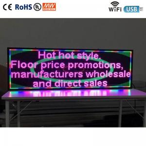 China SMD 3535 Outdoor Digital LED Signs Double Sided With Programmable Software on sale