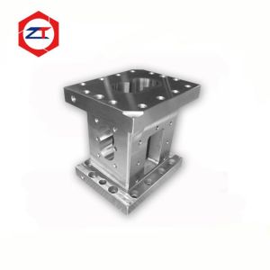 China 75mm Double Screw Sheet Extruder Machine Parts Barrel ，PE Pipe Extruder Machine 45#+Cr26/6542/Cr12Mov on sale