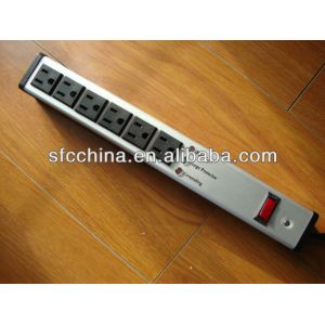 Buy cheap aluminium alloy UL approved American 6-outlet power strip, surge protector with from wholesalers