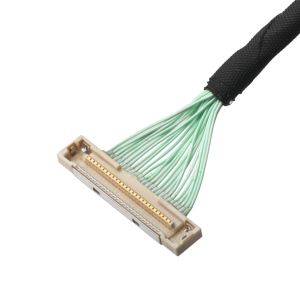 China Connector UAV Cable Assembly Lvds Edp Cable Assembly DF36-25P-0.4SD Micro Coaxial Cable wholesale