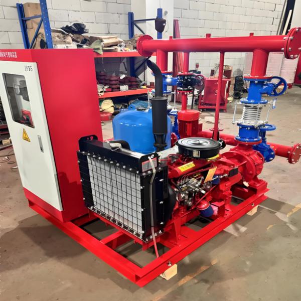Automatic Fire Hydrant Diesel Pump Station Water Spray Fire Fighting Pump Set